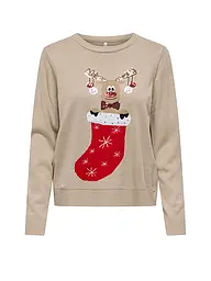 ONLY | Pullover ONLXMAS | Beige