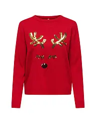 ONLY | Pullover ONLXMAS | Rot