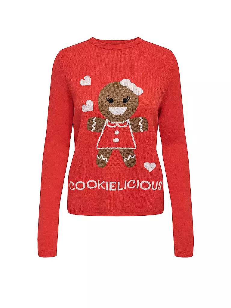 ONLY | Pullover ONLXMAS | rot
