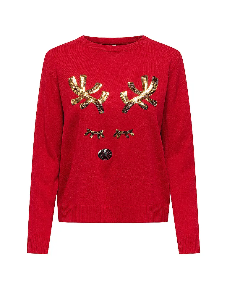 ONLY | Pullover ONLXMAS | rot
