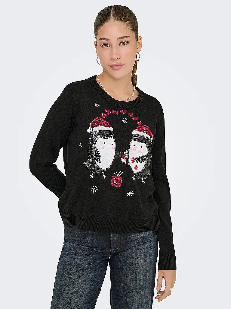 ONLY | Pullover ONLXMAS | schwarz