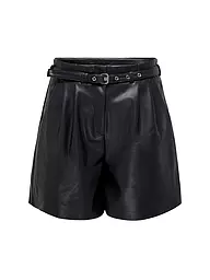 ONLY | Shorts in Lederoptik ONLHEIDI | schwarz