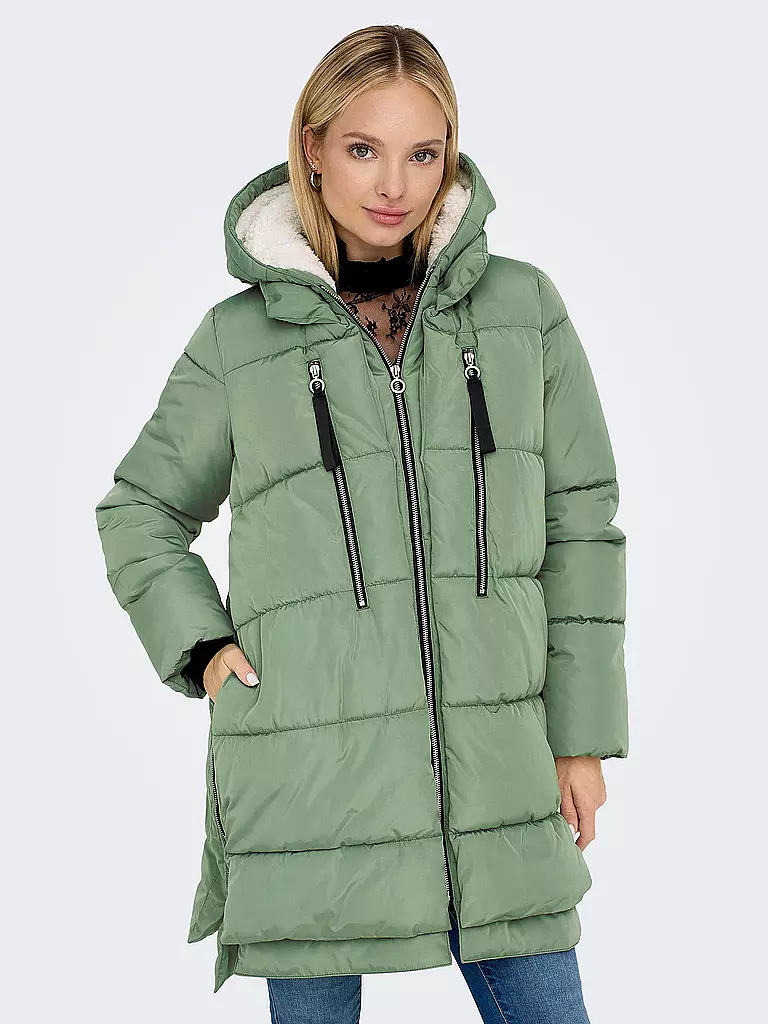 Kapuze Winterjacke Only Damen Only Steppmantel ONLY Damen