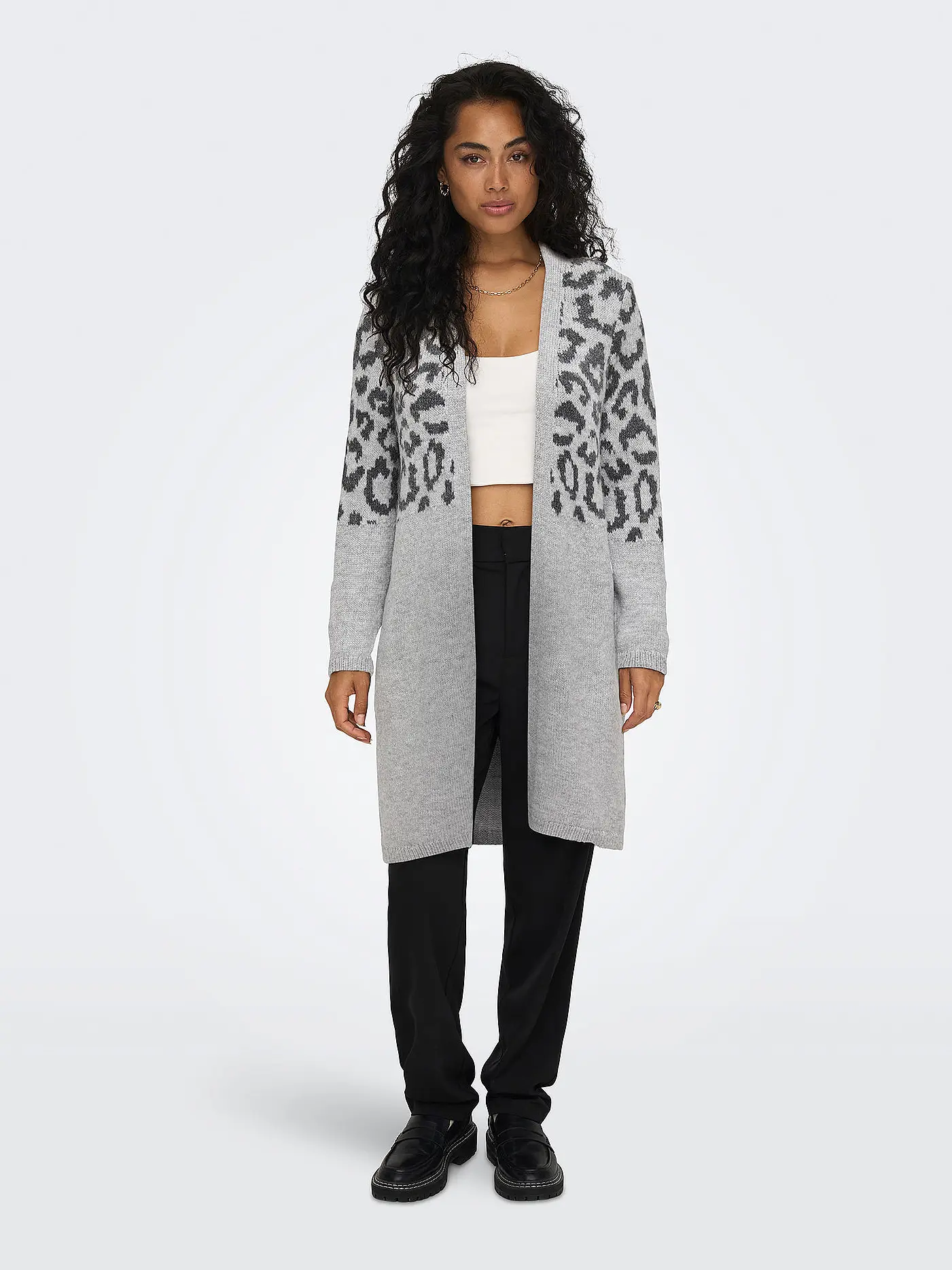 ONLY | Strickjacke ONLJADE | hellgrau