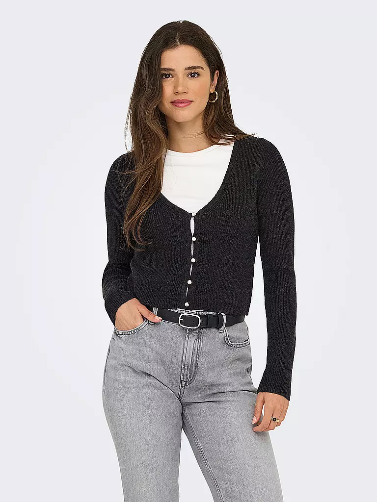 ONLY | Strickjacke ONLRICA | grau