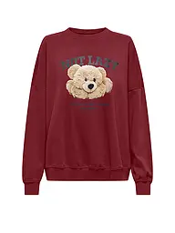 ONLY | Sweater ONLBILA | dunkelrot