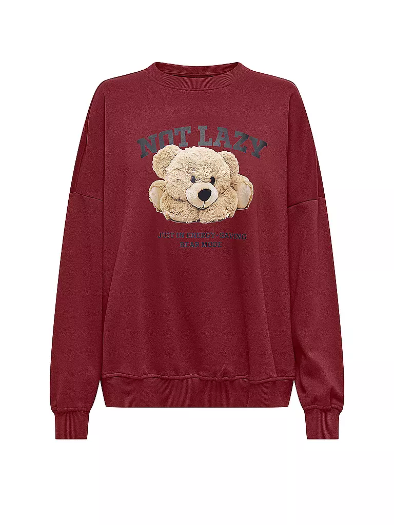 ONLY | Sweater ONLBILA | dunkelrot