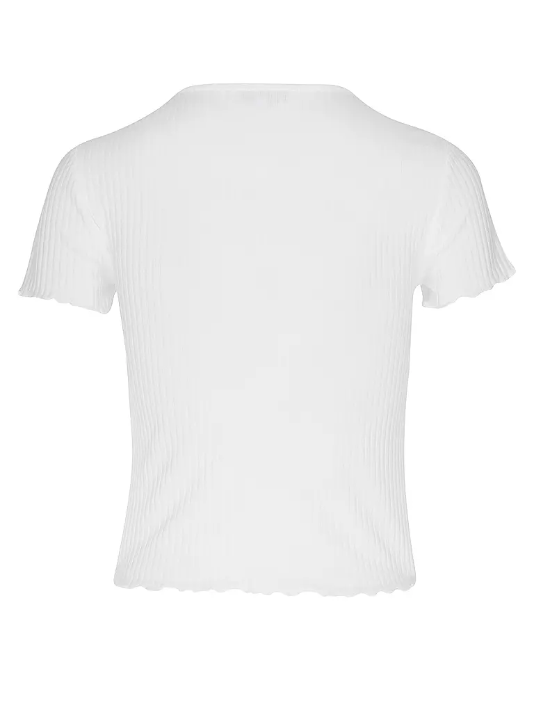 ONLY | T-Shirt Cropped ONLEMMA | weiss