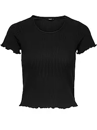 ONLY | T-Shirt Cropped ONLEMMA | schwarz