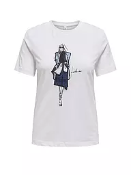 ONLY | T-Shirt ONLEMMA | weiss