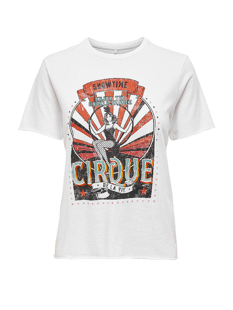 ONLY TShirt ONLLUCY weiß