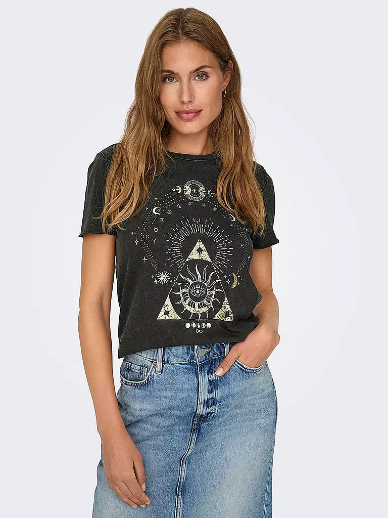 ONLY | T-Shirt ONLLUCY | schwarz