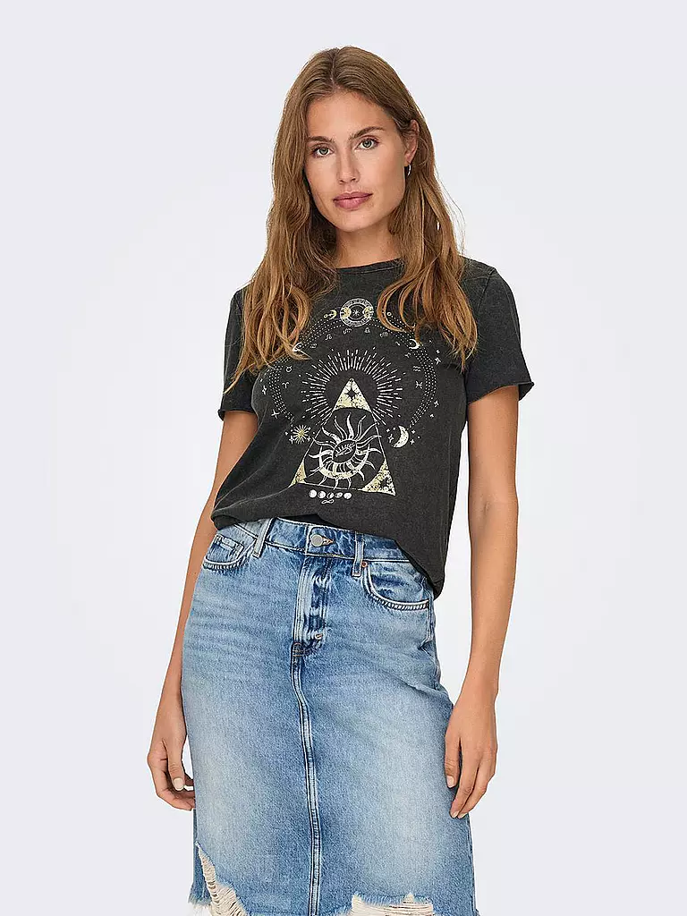 ONLY | T-Shirt ONLLUCY | schwarz