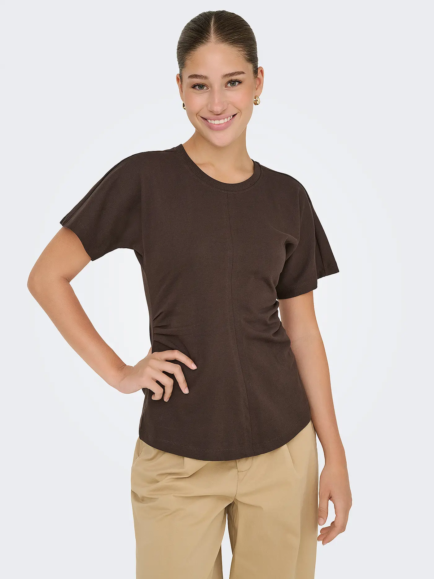 ONLY | T-Shirt ONLMARIE | braun