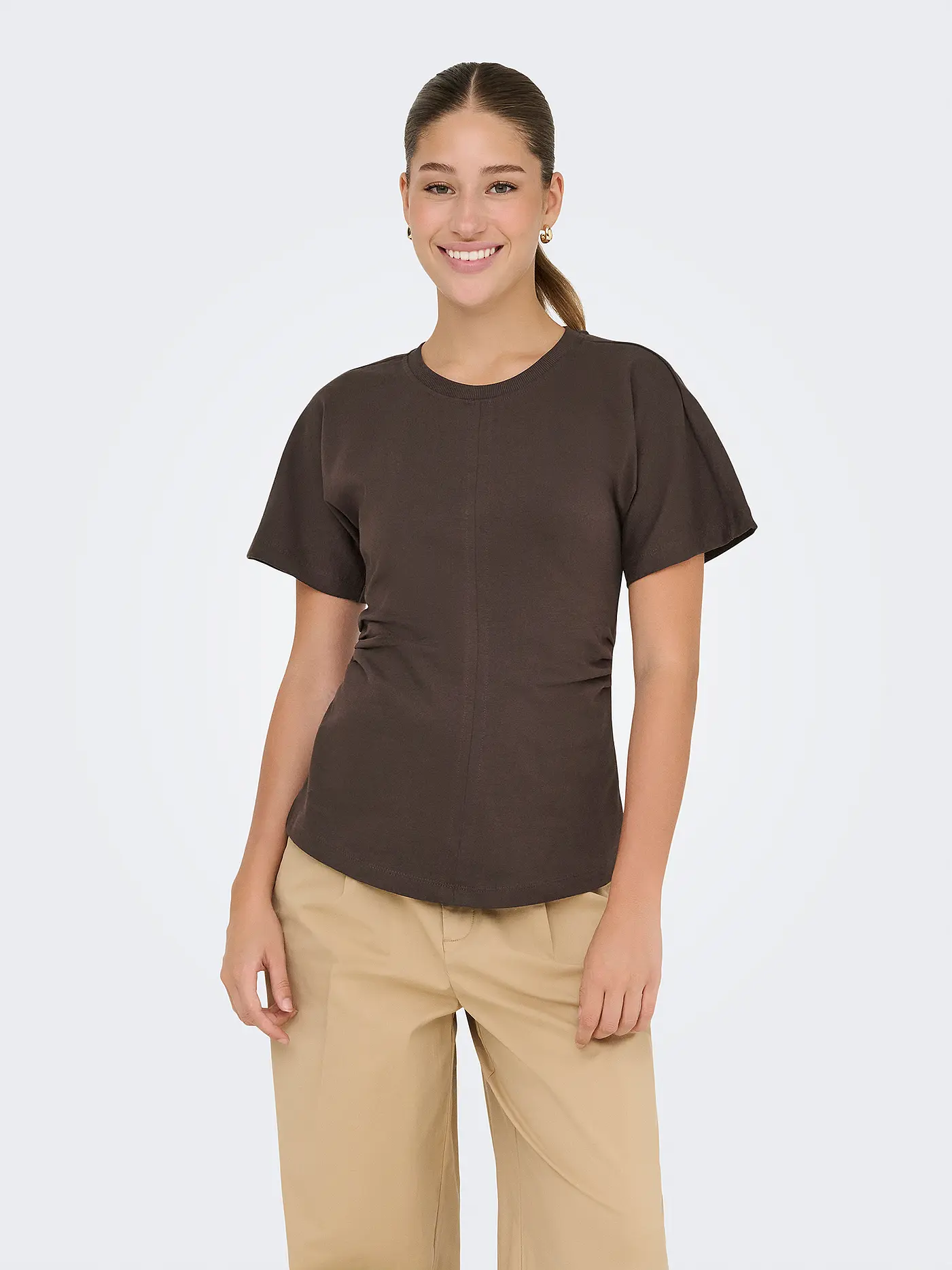 ONLY | T-Shirt ONLMARIE | braun
