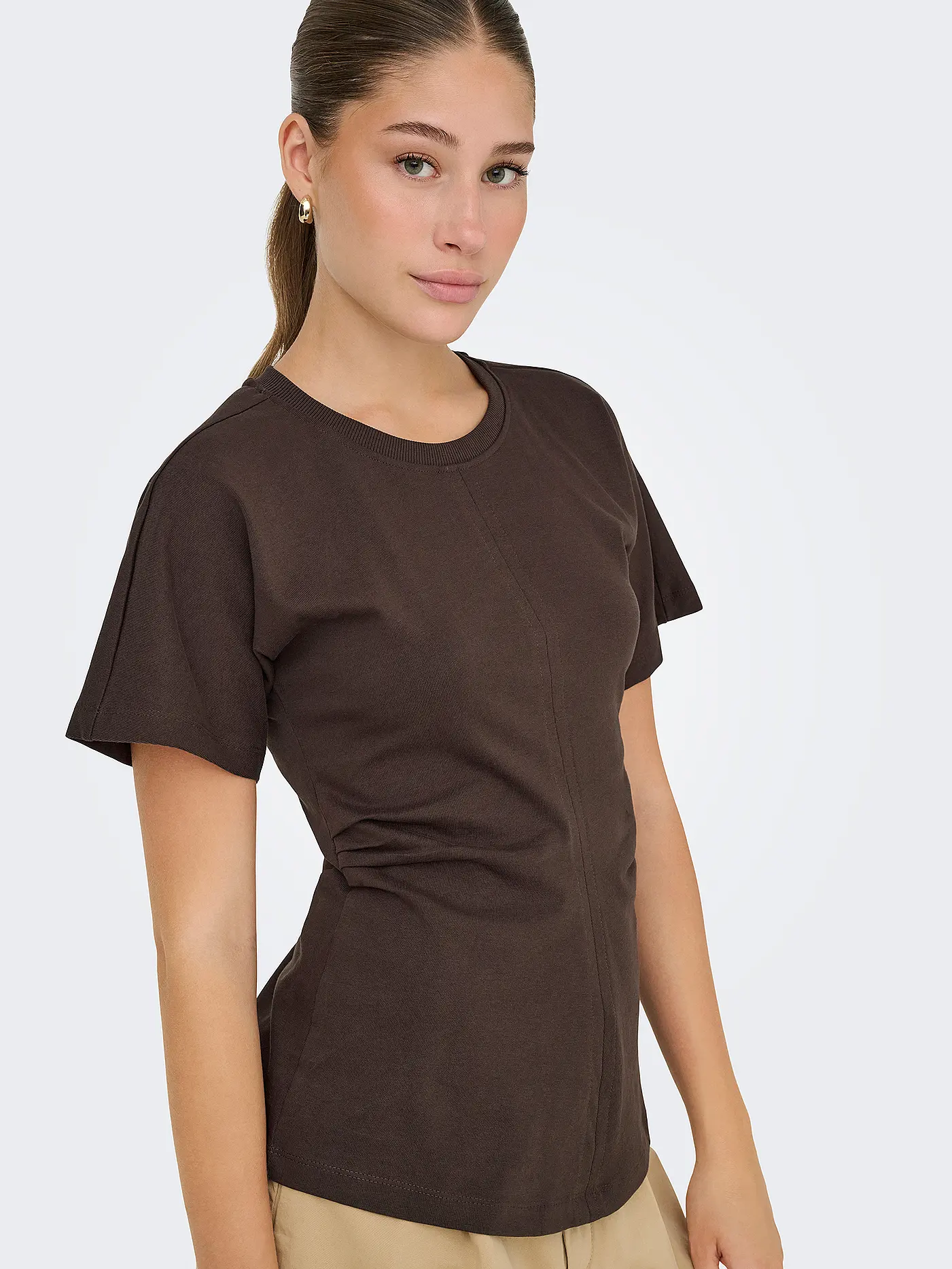 ONLY | T-Shirt ONLMARIE | braun