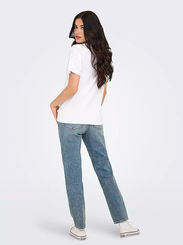 ONLY | T-Shirt ONLMONJA | grau