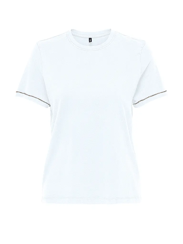 ONLY | T-Shirt ONLRASSI  | weiss