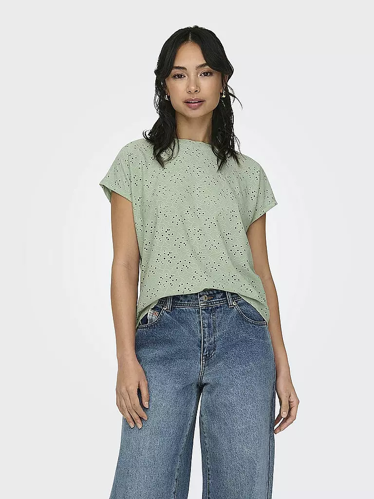 ONLY | T-Shirt ONLSMILLA | hellblau