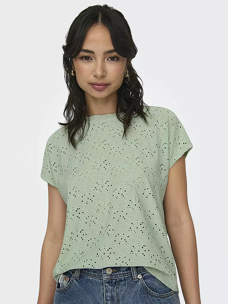 ONLY | T-Shirt ONLSMILLA | hellblau