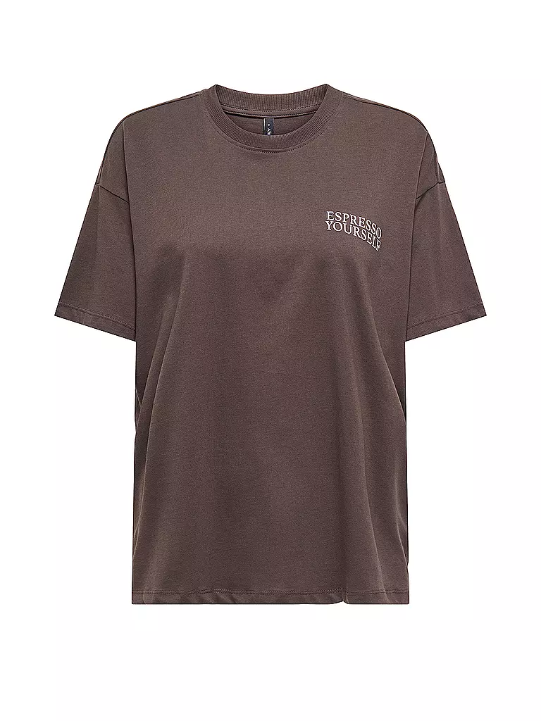 ONLY | T-Shirt ONLVIVVI  | braun