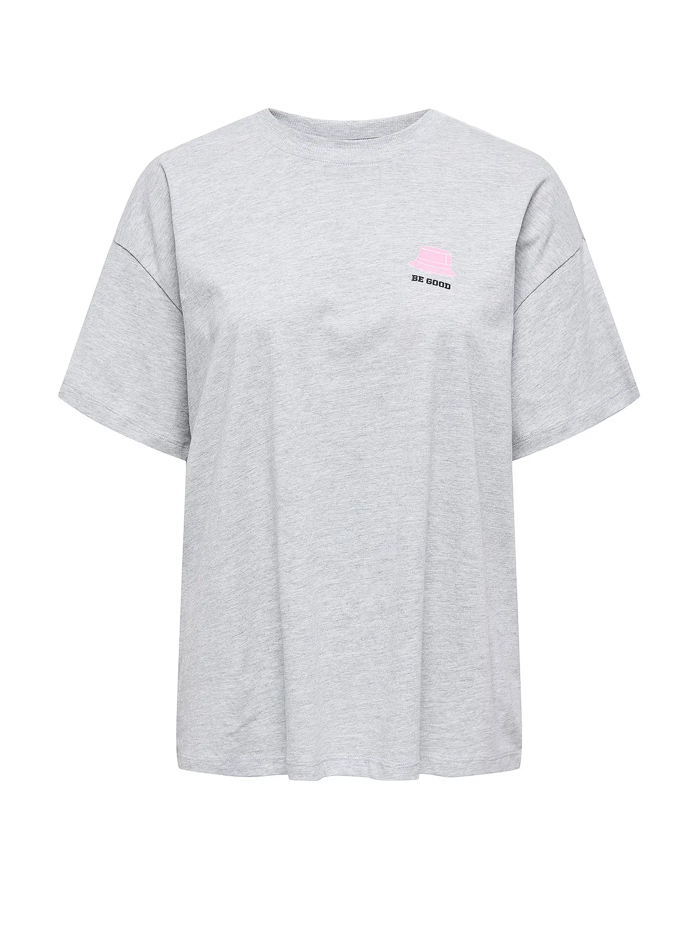ONLY | T-Shirt ONLVIVVI  | hellgrau