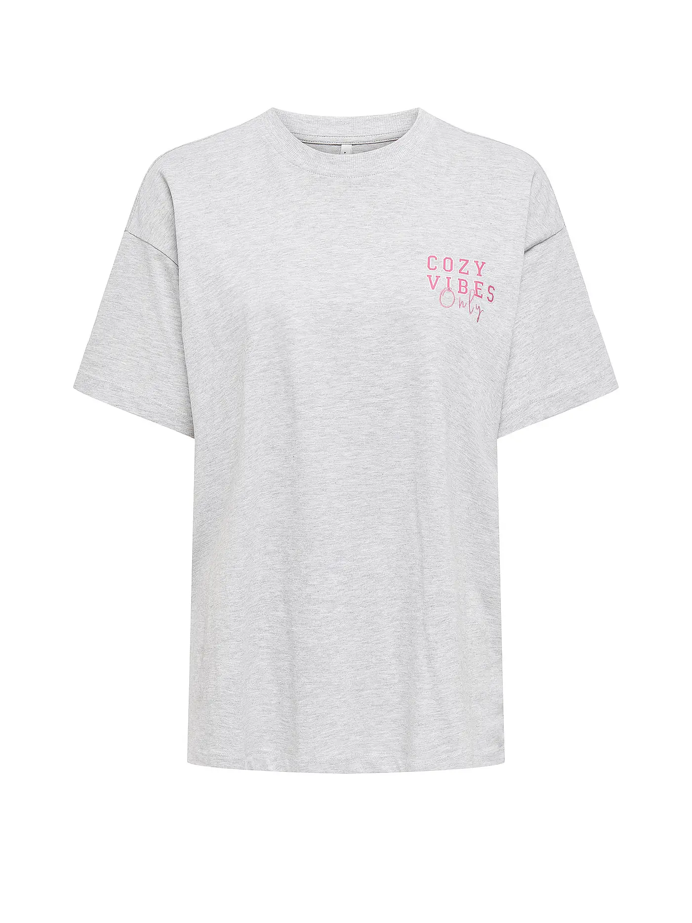 ONLY | T-Shirt ONLVIVVI  | hellgrau