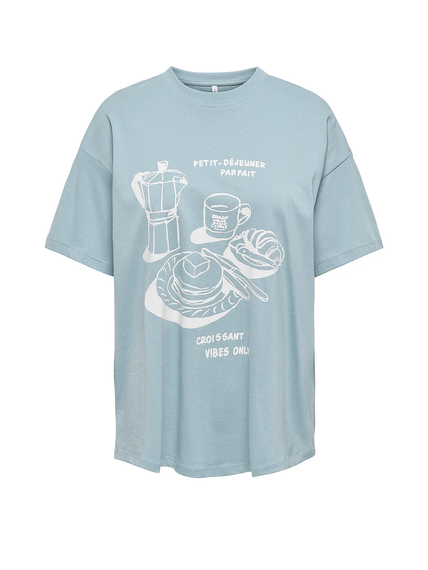 ONLY | T-Shirt ONLVIVVI  | hellblau