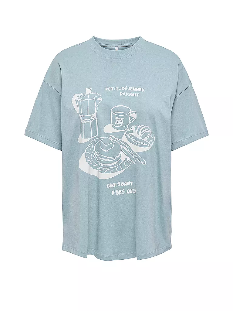 ONLY | T-Shirt ONLVIVVI | hellblau