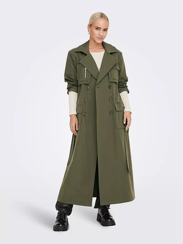 ONLY | Trenchcoat ONLKASTANJE | olive