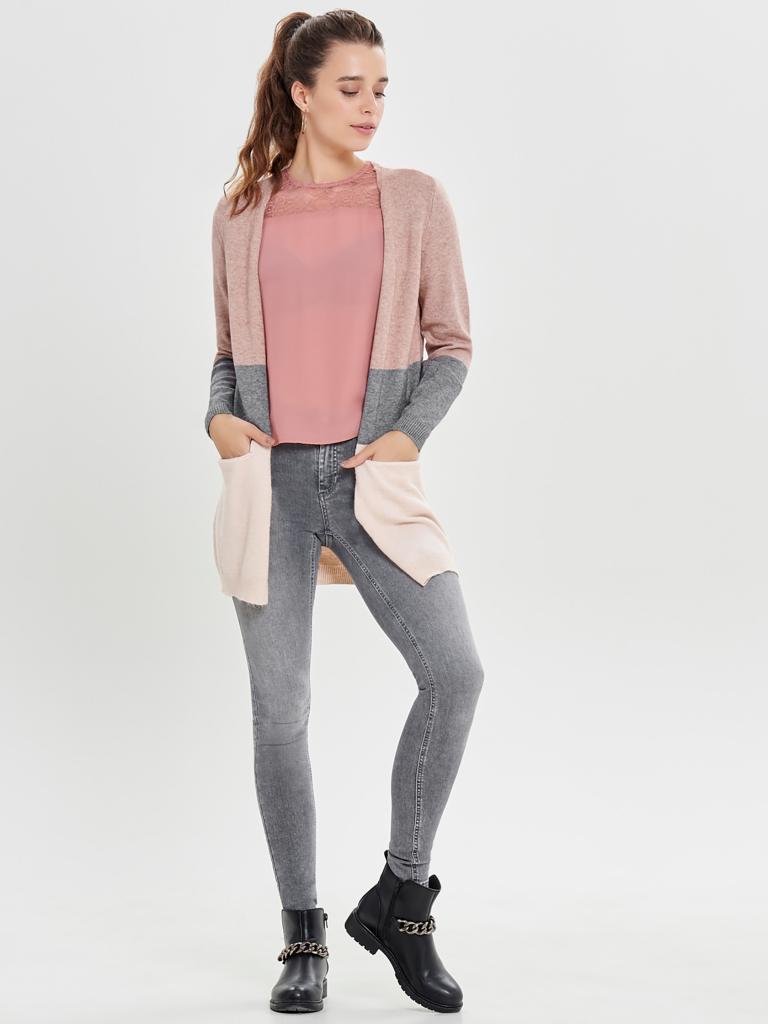 ONLY Female Weste ONLGURLI - Ärmellose Strickweste Aus Recycelter Baumwolle