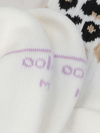 OOLEY | Socken LEO Allover Lilac weiss