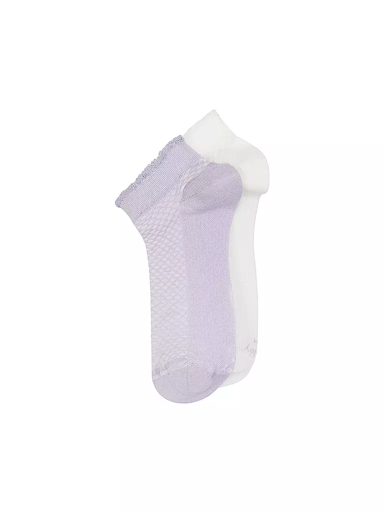 OOLEY | Socken 2er Pkg. ELEGANT S. Lilac/White  | lila