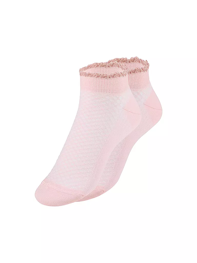 OOLEY | Socken 2er Pkg. ELEGANT S. Rose/White | hellgrün