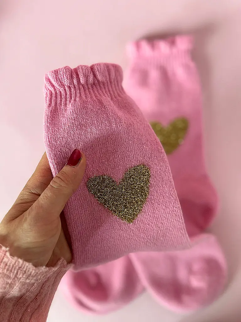 OOLEY | Socken CASHMERE ELEGANCE | Pink