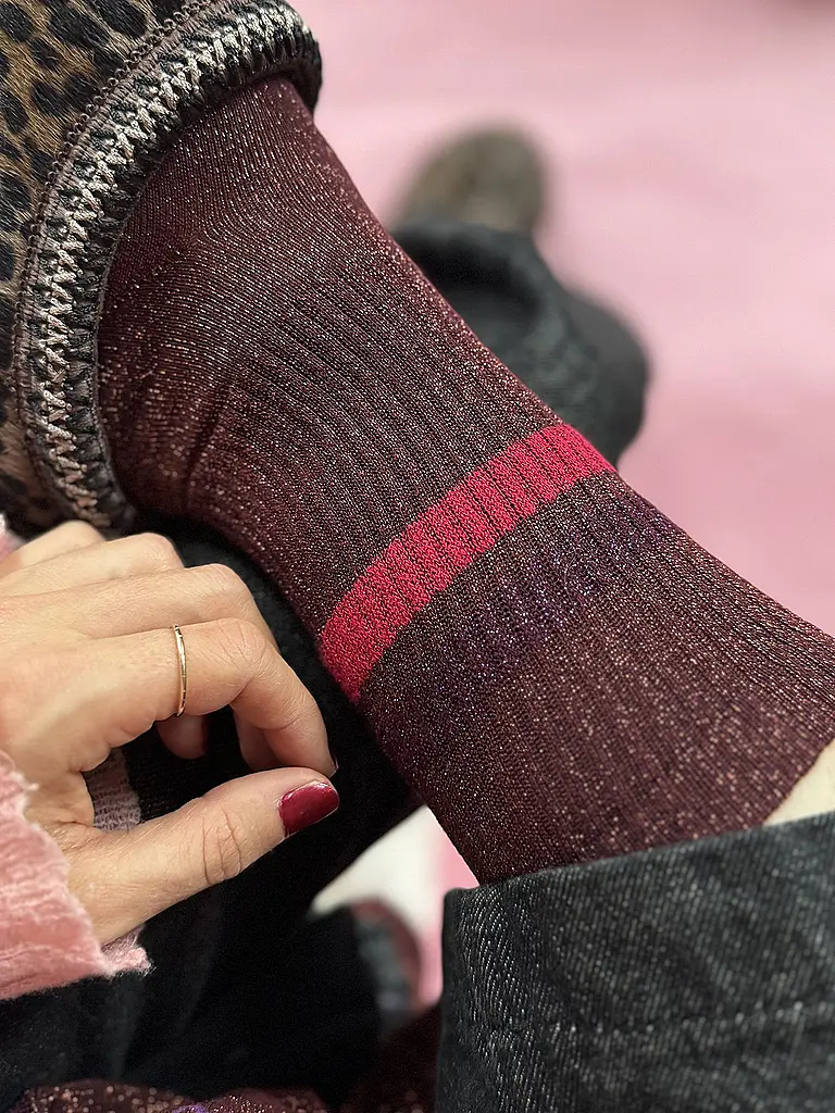 OOLEY | Socken ELECTRA LUNGO chilli red | 