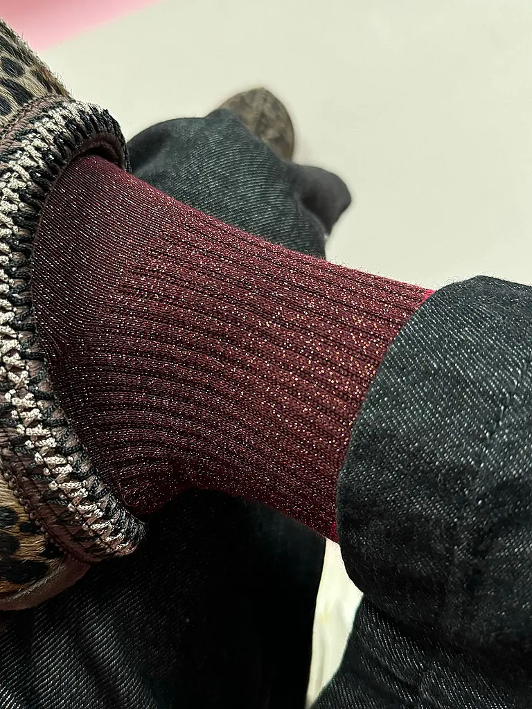 OOLEY | Socken ELECTRA LUNGO chilli red | 