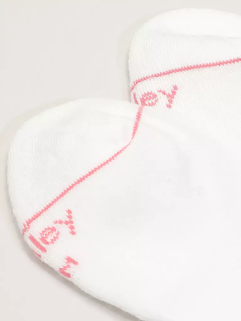 OOLEY | Socken ICON  glitter love red | weiss