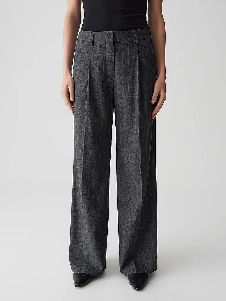 OPUS PANTS | Businesshose Wide Leg MOIRA BLAZE | hellgrau
