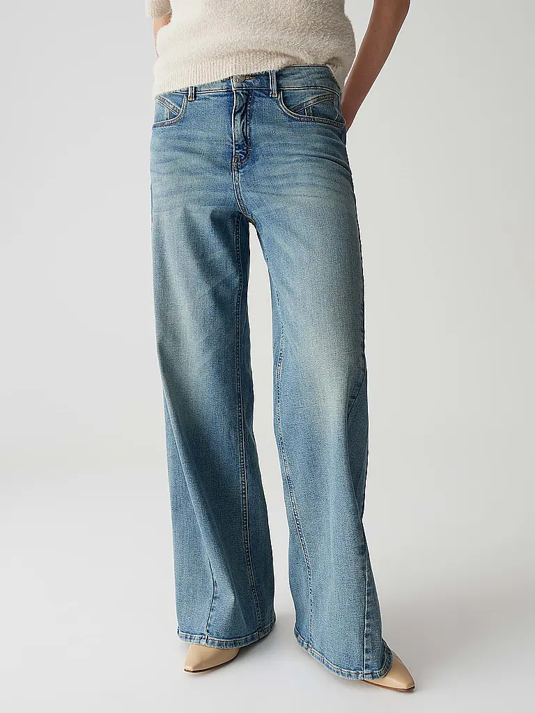 OPUS PANTS | Jeans Wide Leg MELLY COOLEST | hellblau