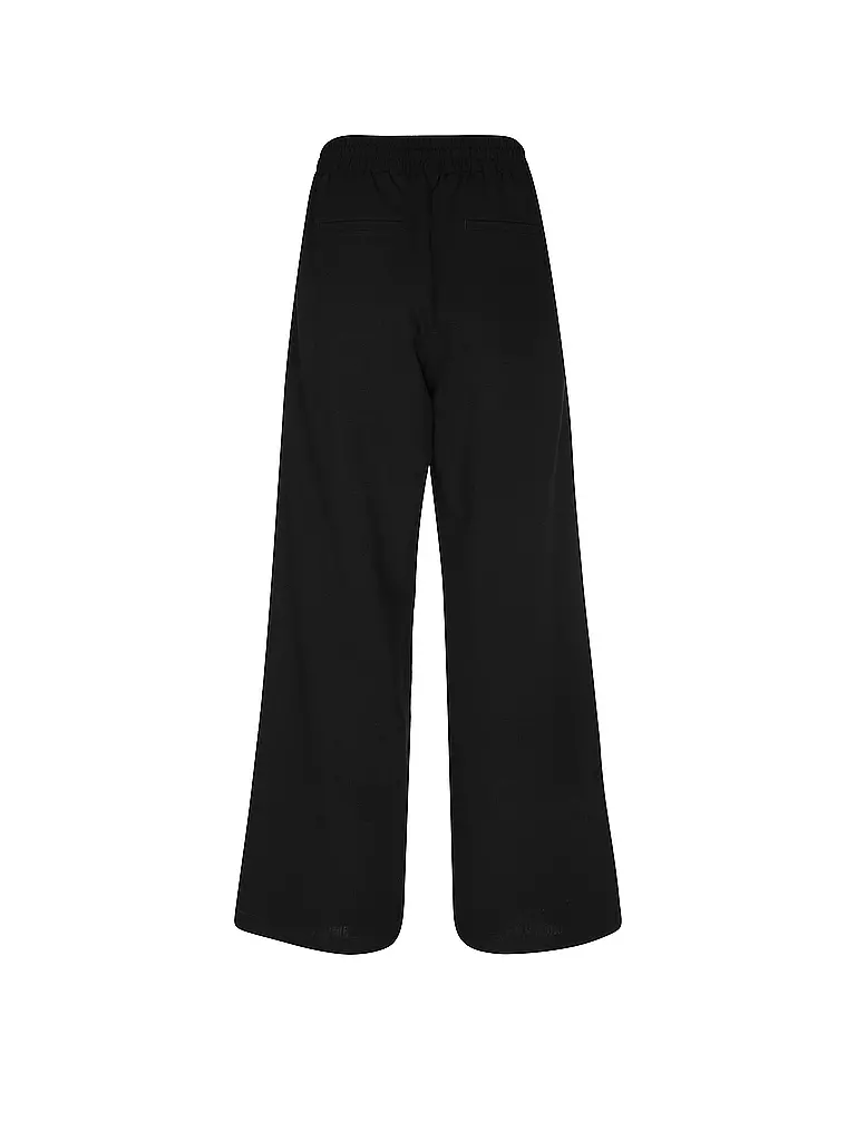 OPUS PANTS | Marlenehose MALOTTA NATURAL | schwarz