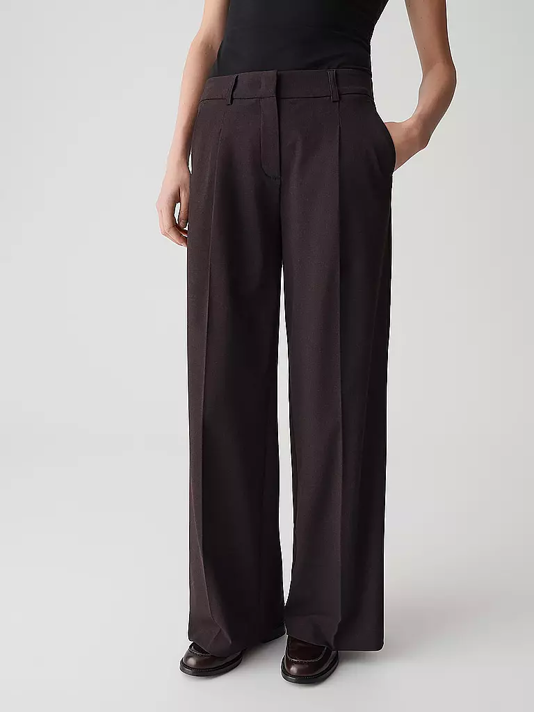 OPUS PANTS | Marlenehose MOIRA SOUL | braun