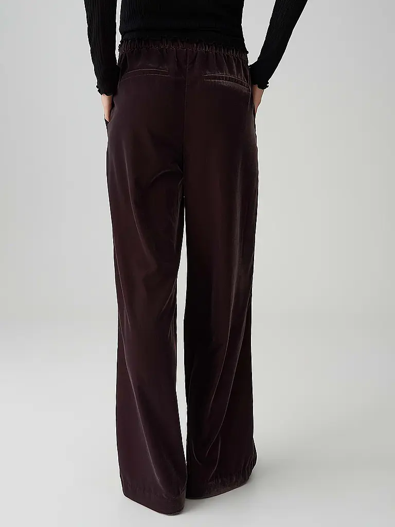 OPUS PANTS | Marlenehose MUCIA SOFT | Beere