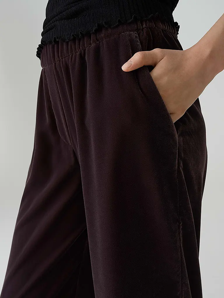 OPUS PANTS | Marlenehose MUCIA SOFT | Beere