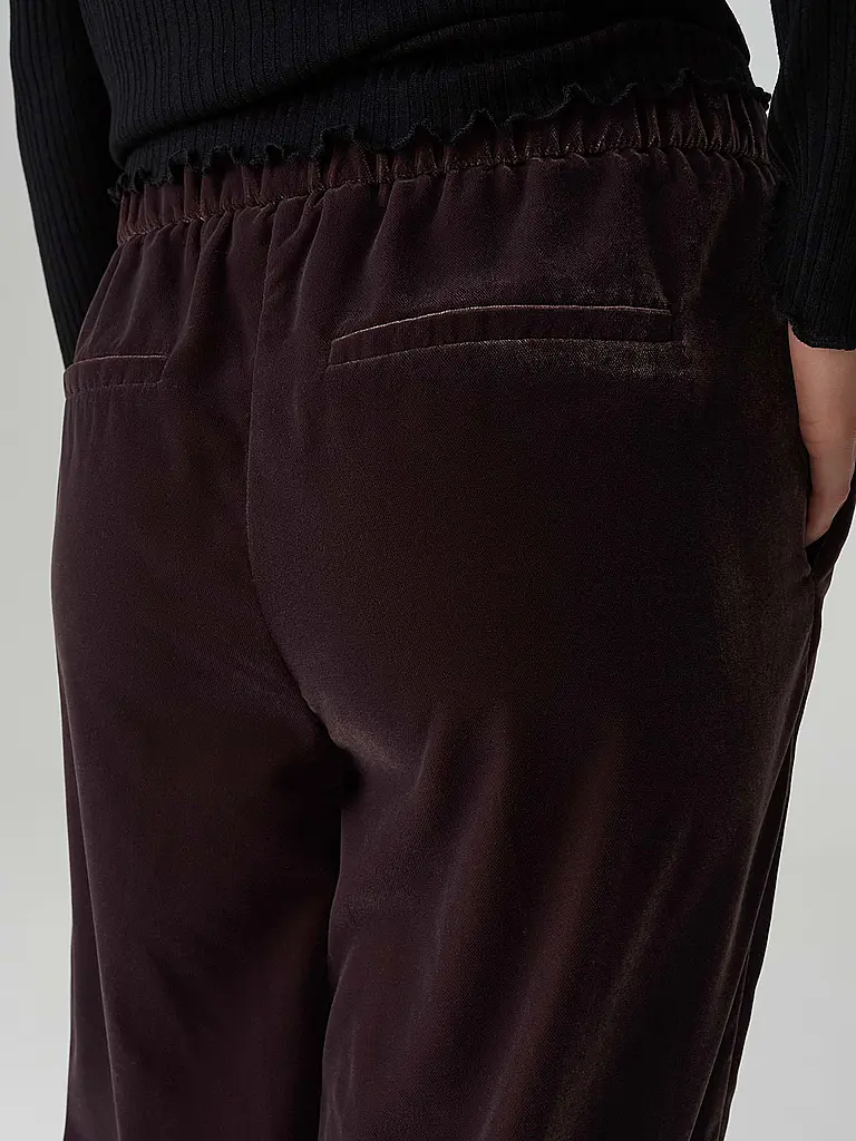 OPUS PANTS | Marlenehose MUCIA SOFT | Beere