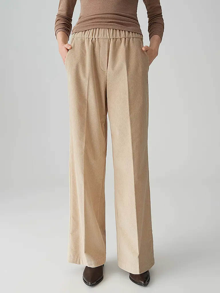 OPUS PANTS | Marlenehose MUCIA | Beige