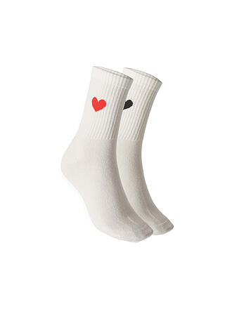 OPUS | Socken YENNIS LOVE 2er Pkg. milk