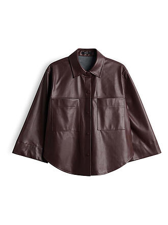 OPUS | Cape - Poncho in Lederoptik FELEDA