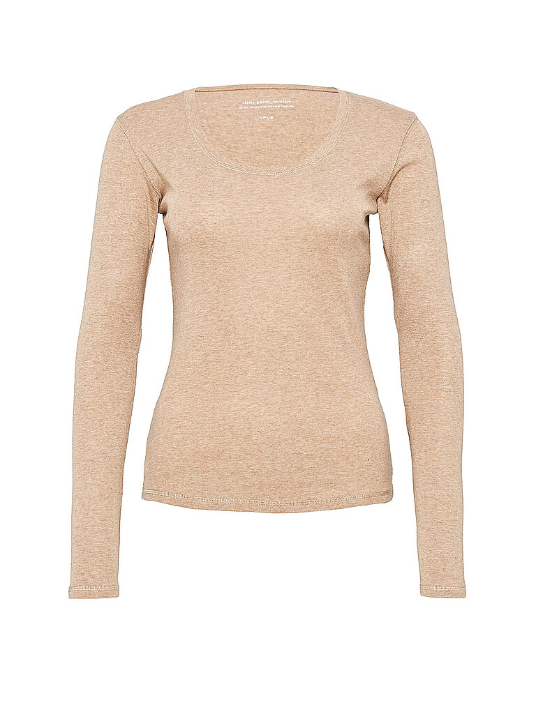 OPUS Langarmshirt creme | 40