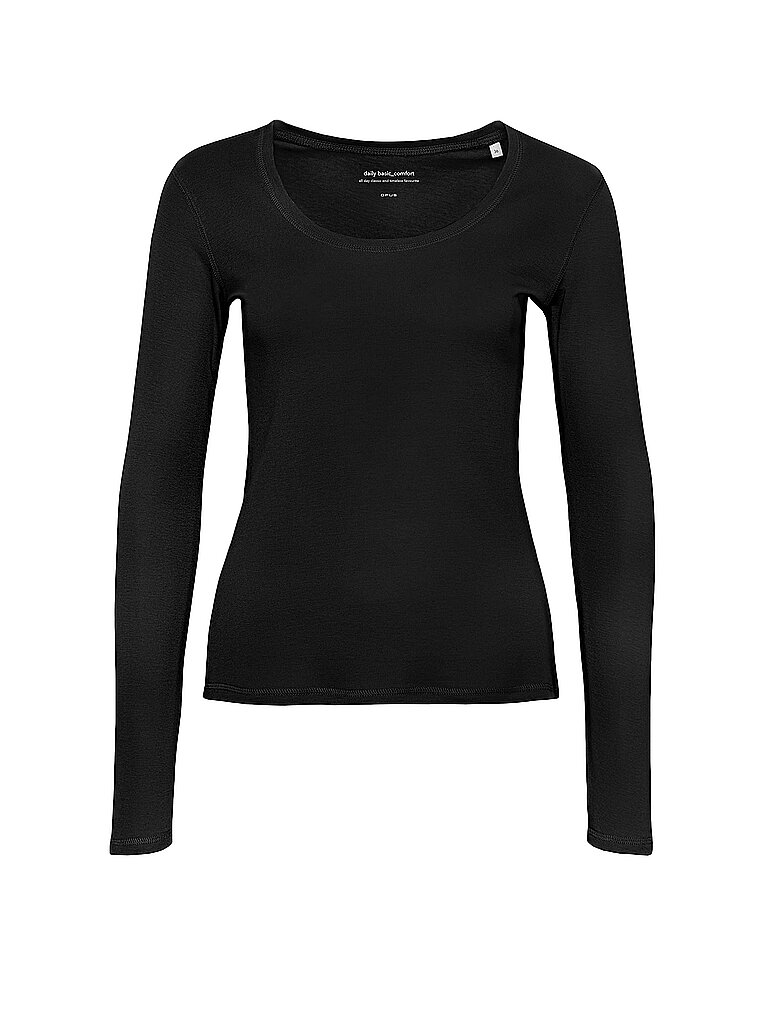 OPUS Langarmshirt schwarz | 38
